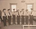 This is a documented photo of Paragould's police department members around 1950.